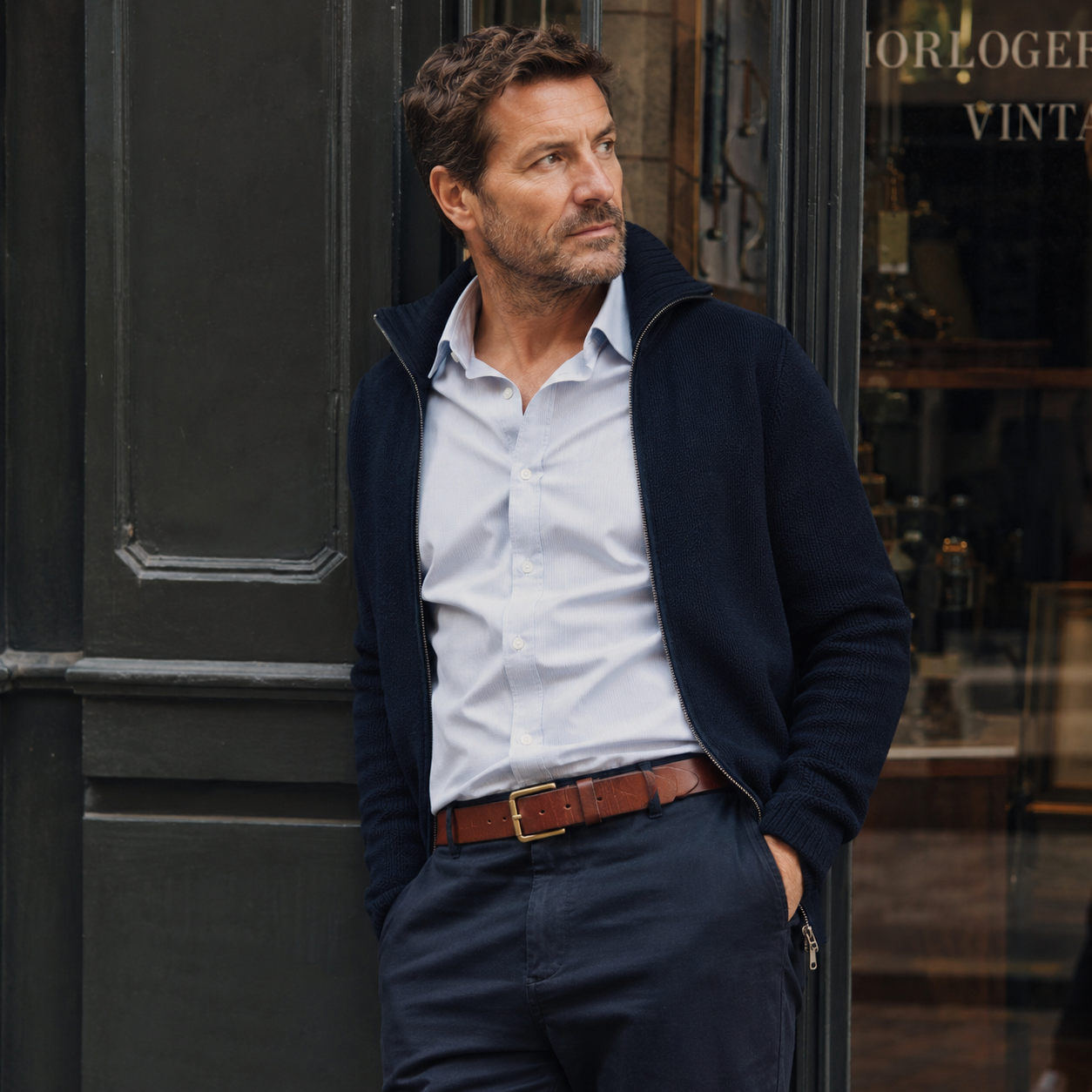 Univers Ceinture Homme avec ceinture en cuir Image