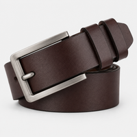 Ceinture Classique En Cuir À Boucle Ardillon Marron Homme Univers Ceinture