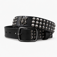 Ceinture Cuir Femme Pour Jean Cloutée Araignée Univers Ceinture