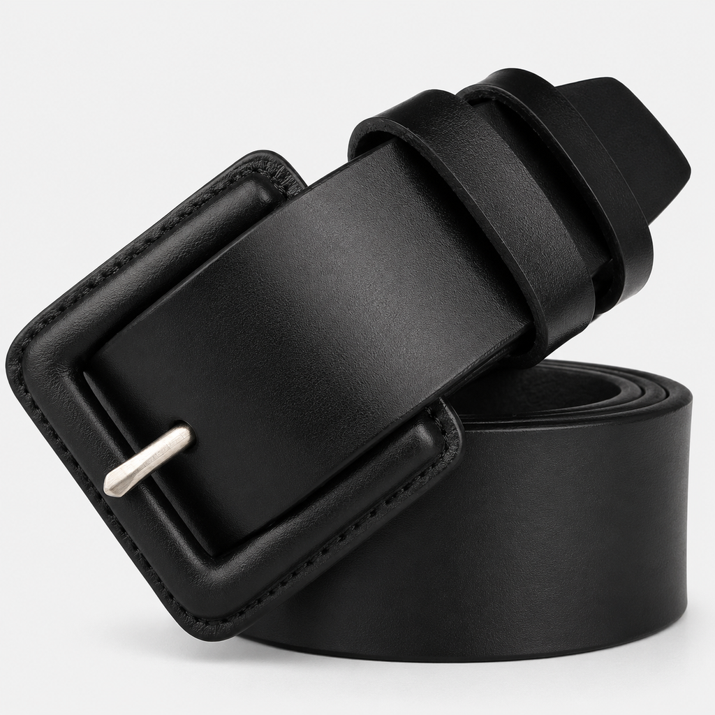 Ceinture Cuir Véritable Largeur 3 8 Cm Noire Homme Univers Ceinture