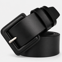 Ceinture Cuir Véritable Largeur 3 8 Cm Noire Homme Univers Ceinture