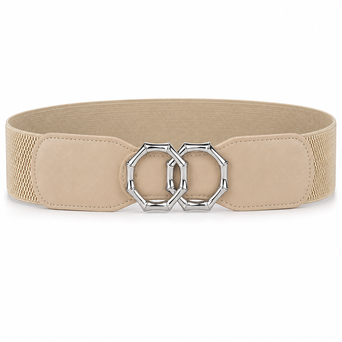 Ceinture Elastique Pour Robe Large Beige Femme Univers Ceinture