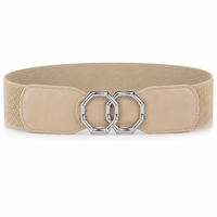 Ceinture Elastique Pour Robe Large Beige Femme Univers Ceinture