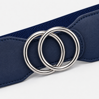Ceinture Elastique Pour Robe Large Marine Femme détails boucle Univers Ceinture