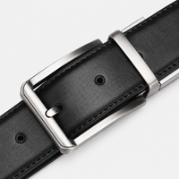 Ceinture En Croûte De Cuir Avec Boucle Ardillon Rotative détails Univers Ceinture