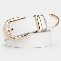 Ceinture En Cuir Blanche Femme Univers Ceinture