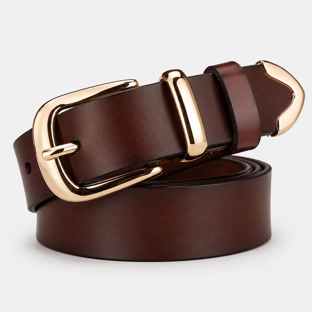 Ceinture En Cuir Marron Femme Univers Ceinture