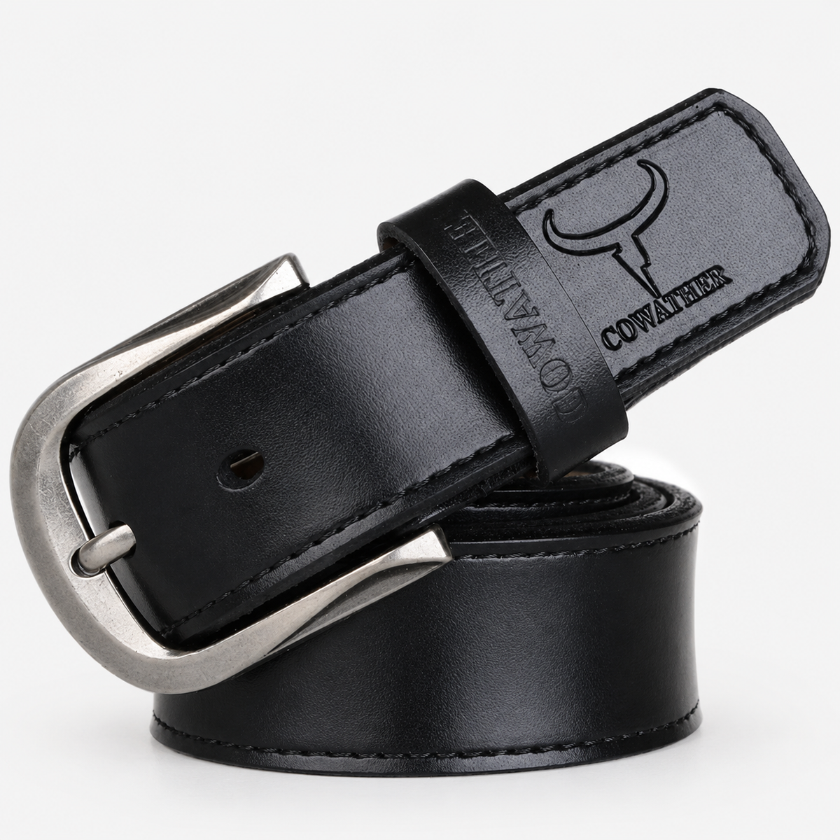 Ceinture En Cuir Noir Homme De Vachette Boucle À Ardillon Univers Ceinture