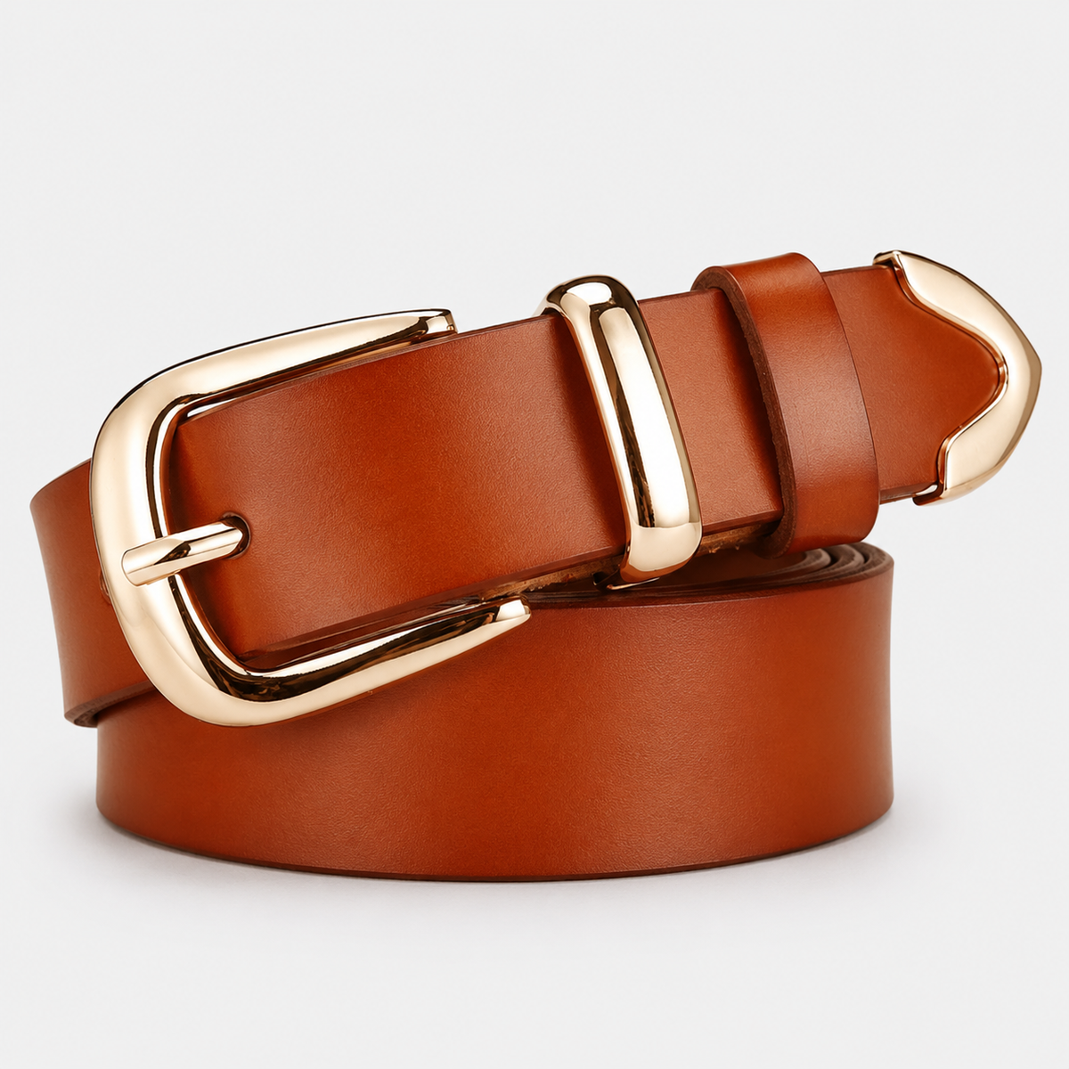 Ceinture En Cuir Orange Femme Univers Ceinture