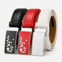 Ceinture Femme Coloris Boucle Automatique En Croûte Univers Ceinture