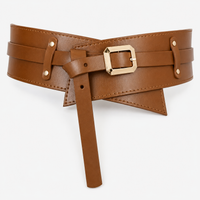 Ceinture Marron Large En Cuir Pour Femme Univers Ceinture