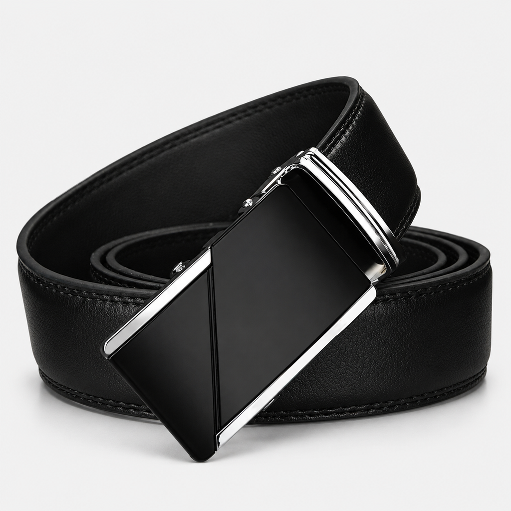 Ceinture Noire Classique Pour Homme En Cuir Véritable Univers Ceinture
