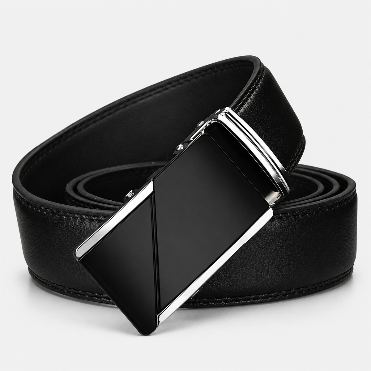 Ceinture Noire Classique Pour Homme En Cuir Véritable Univers Ceinture