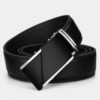 Ceinture Noire Classique Pour Homme En Cuir Véritable Univers Ceinture
