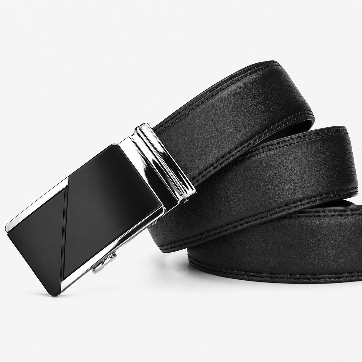 Ceinture Noire Classique Pour Homme En Cuir Véritable Univers Ceinture