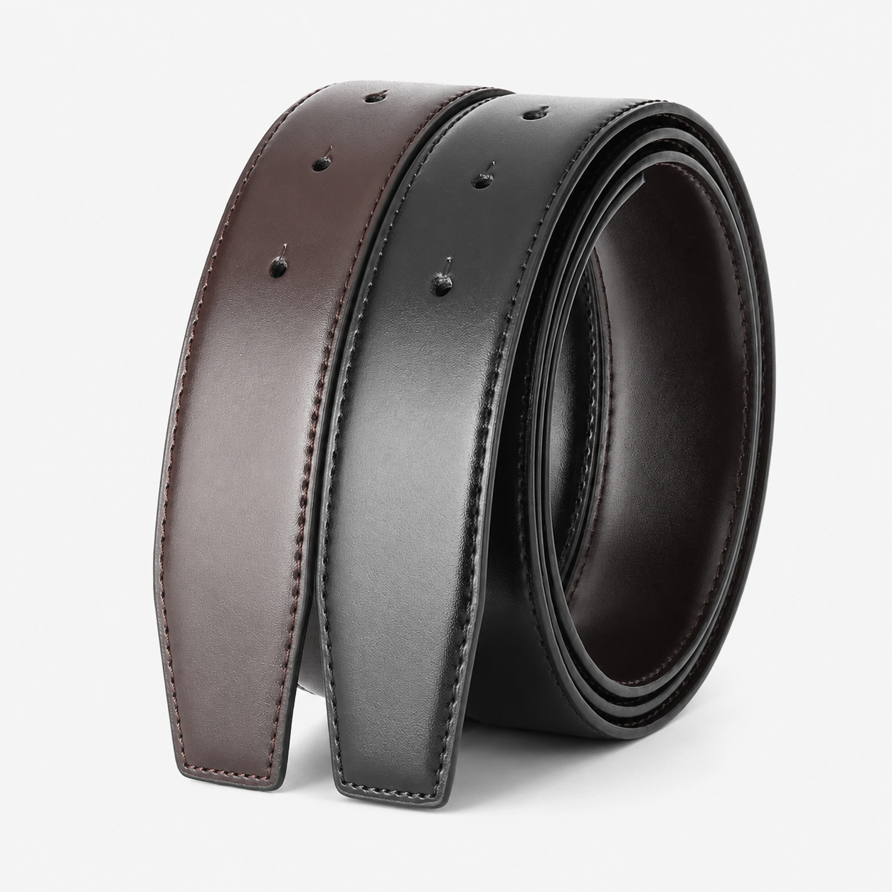 Ceinture Réversible Sans Boucle En Cuir Univers Ceinture