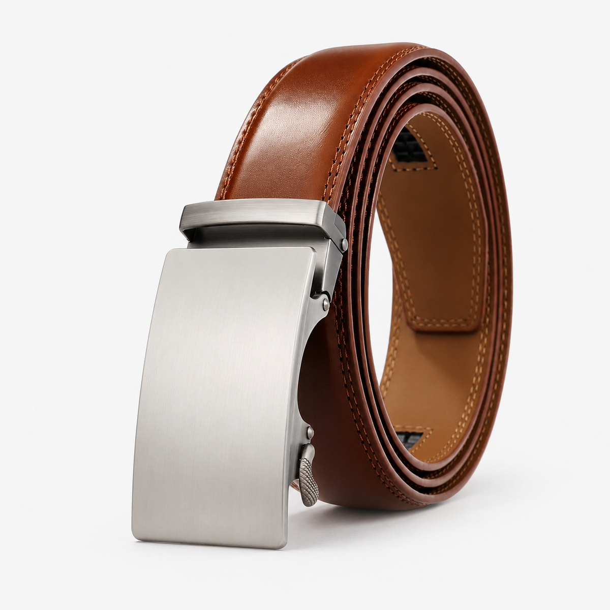 Ceinture Sans Trou En Cuir Boucle Automatique Homme Univers Ceinture