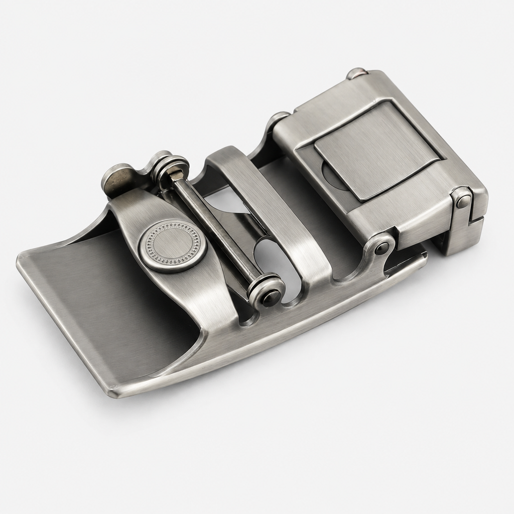 Ceinture Sans Trou En Cuir Boucle Automatique détails Homme Univers Ceinture