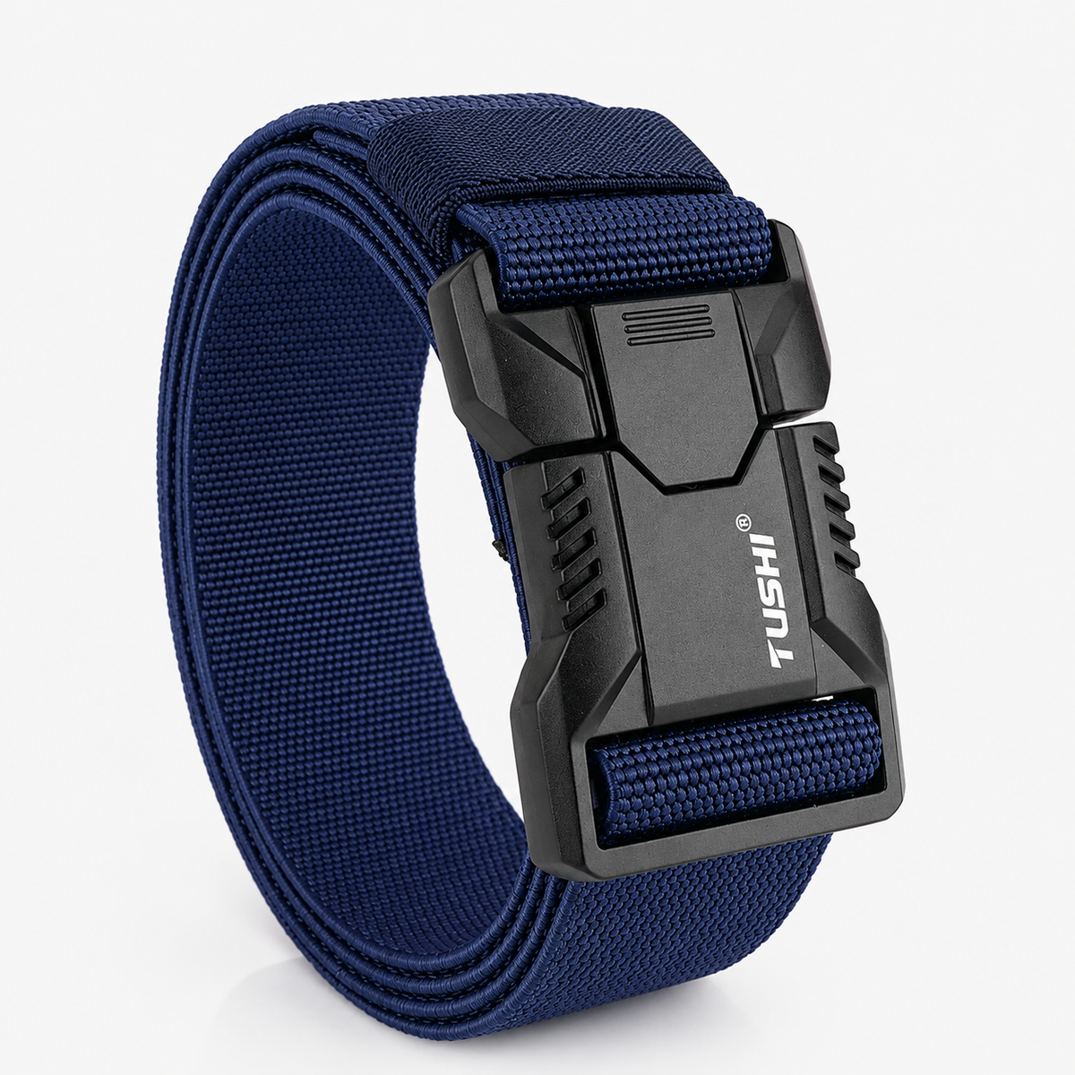 Ceinture Tactique Élastique En Alliage D’Aluminium Bleu marine Homme Univers Ceinture