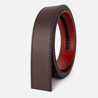 Ceinture Toutes Saisons Sans Boucle En Cuir Marron Univers Ceinture