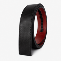 Ceinture Toutes Saisons Sans Boucle En Cuir Noir Univers Ceinture