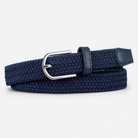 Ceinture Tressée Élastique Sans Trou Bleue Homme Univers Ceinture