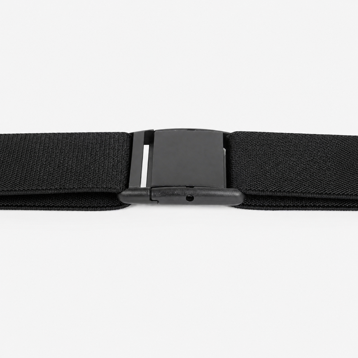 Ceinture Élastique En Tricot Noir Fermeture Univers Ceinture