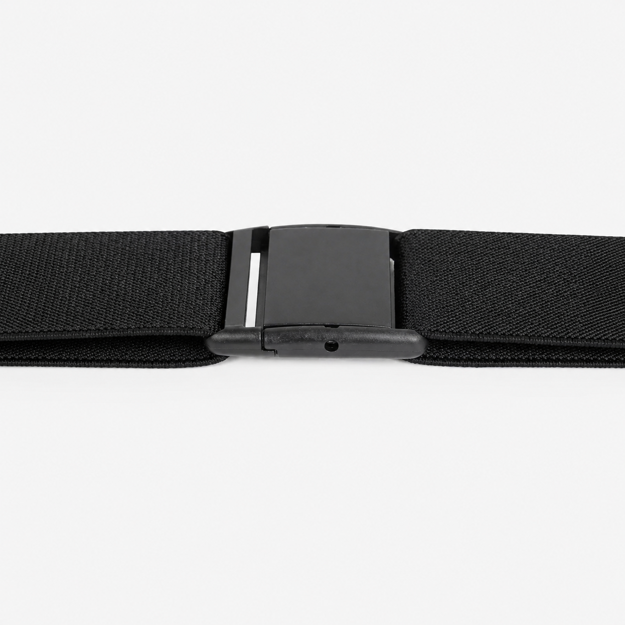 Ceinture Élastique En Tricot Noir Fermeture Univers Ceinture