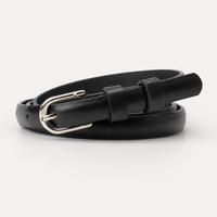 Ceintures Alliage Fine 1 5 Cm En Similicuir Noir Femme Univers Ceinture