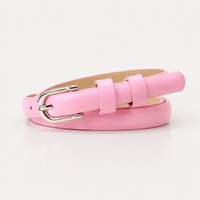 Ceintures Alliage Fine 1 5 Cm En Similicuir Rose Femme Univers Ceinture