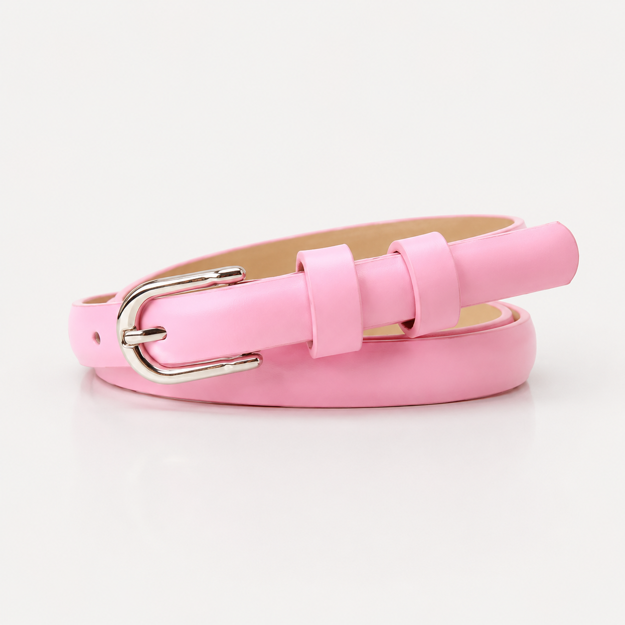 Ceintures Alliage Fine 1 5 Cm En Similicuir Rose Femme Univers Ceinture
