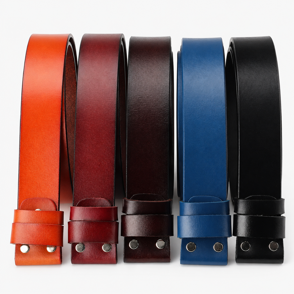 Ceintures Croûte De Cuir Sans Boucle De Vachette Coloris Univers Ceinture