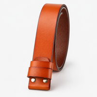 Ceintures Croûte De Cuir Sans Boucle De Vachette Marron Univers Ceinture