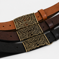Ceintures Cuir Boucle Fleur Coloris Univers Ceinture