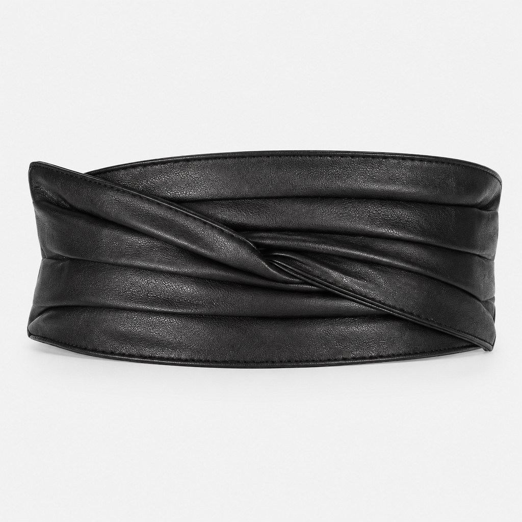 Ceintures Cuir De Mouton Large Noir Femme Univers Ceinture