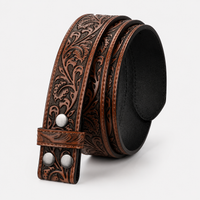 Ceintures Cuir Femme Gaufré Style Western Café Univers Ceinture