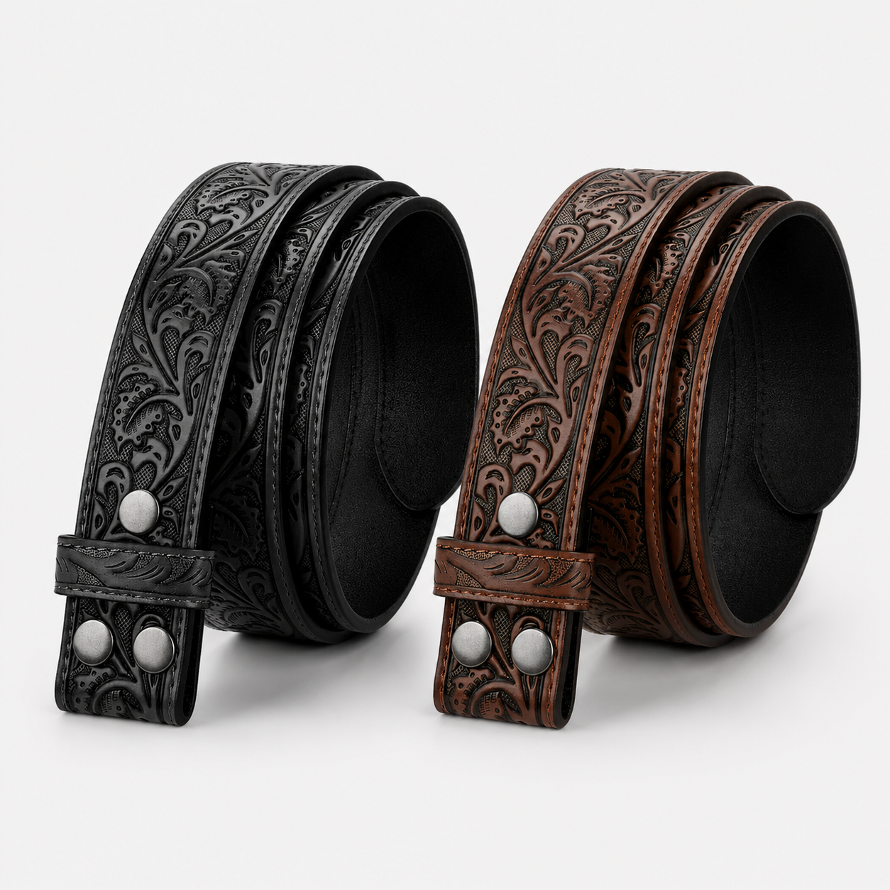 Ceintures Cuir Femme Gaufré Style Western Coloris Univers Ceinture