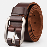 Ceintures Cuir Pleine Fleur De Vachette Marron Homme Univers Ceinture