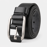Ceintures Cuir Pleine Fleur De Vachette Noire Homme Univers Ceinture