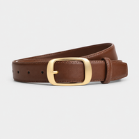 Ceintures Marron clair Femme En Simili-Cuir Avec Boucle Ardillon Univers Ceinture