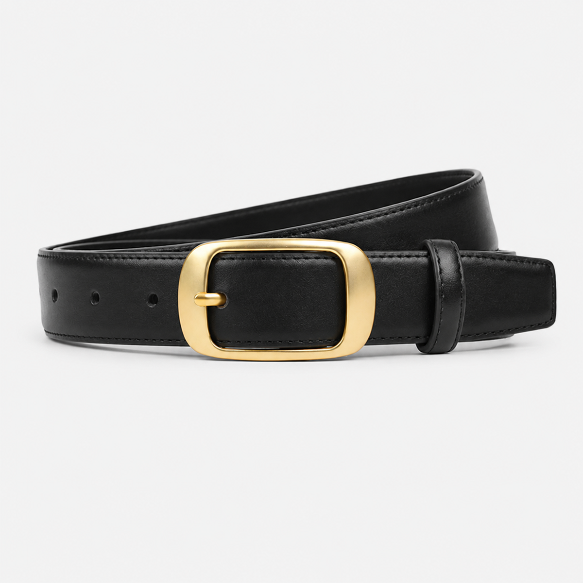 Ceintures Noires Femme En Simili-Cuir Avec Boucle Ardillon Univers Ceinture