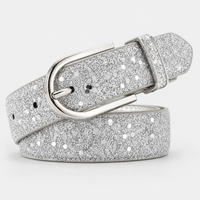 Ceintures Paillettes Argentée Pailleté femme Univers Ceinture