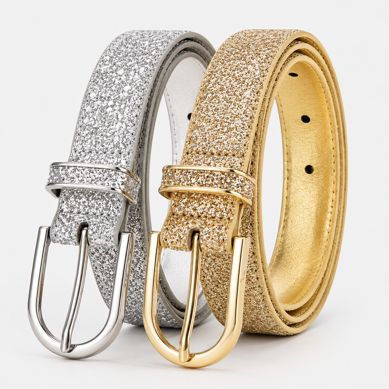 Ceintures Paillettes Argentée coloris femme Univers Ceinture