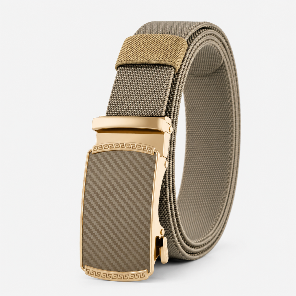 Ceintures Polyamide Élastique Boucle Automatique Doré Homme Univers Ceinture