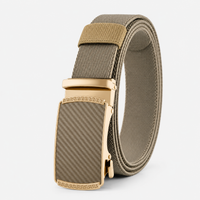 Ceintures Polyamide Élastique Boucle Automatique Doré Homme Univers Ceinture