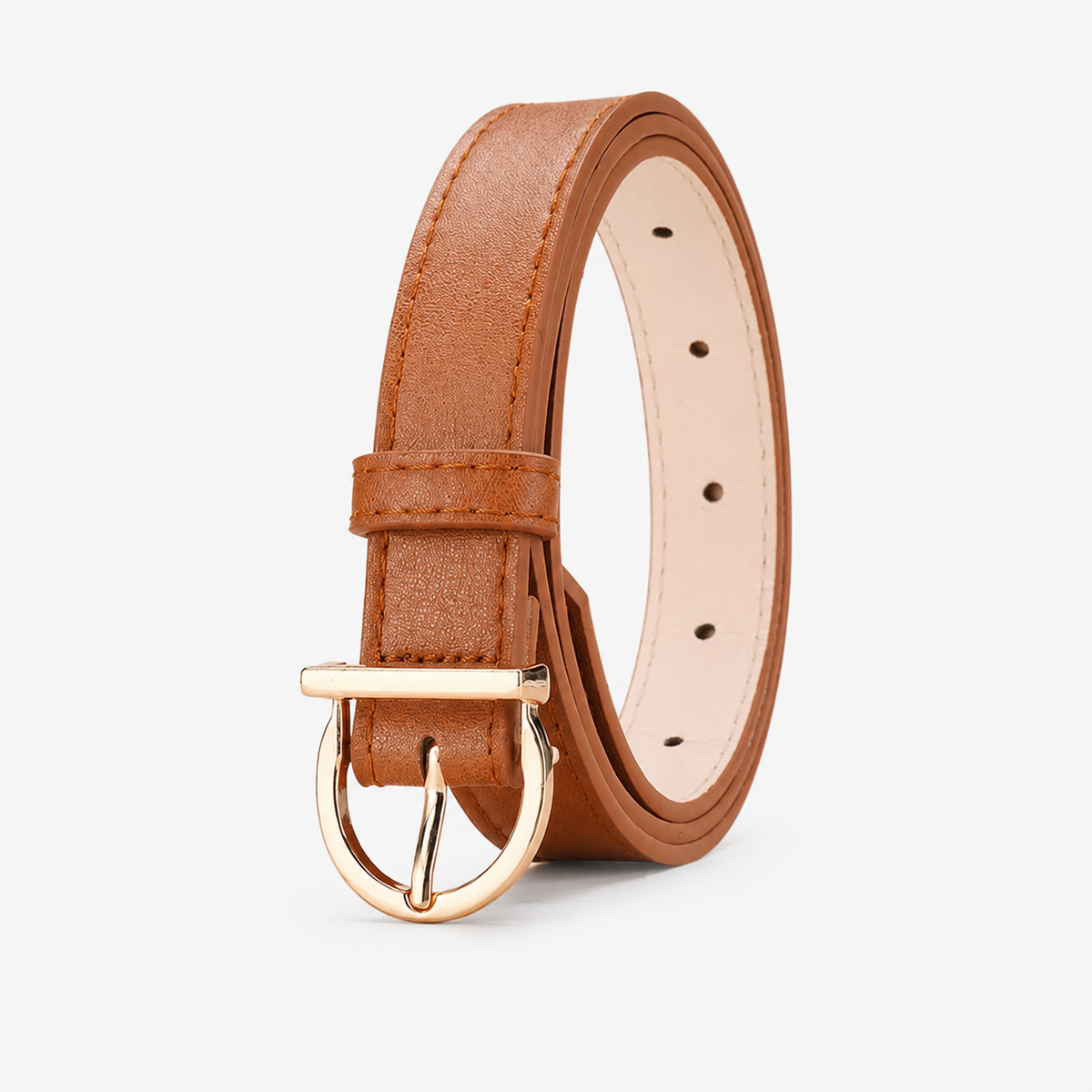 Ceintures Polyuréthane En Similicuir Fine marron Femme Univers Ceinture