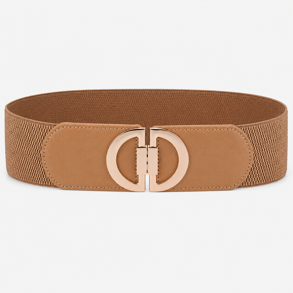 Ceintures Taille Élastique Large Beige Taupe Univers Ceinture