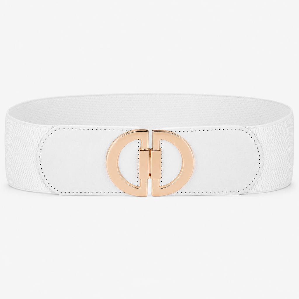 Ceintures Taille Élastique Large Blanc Univers Ceinture