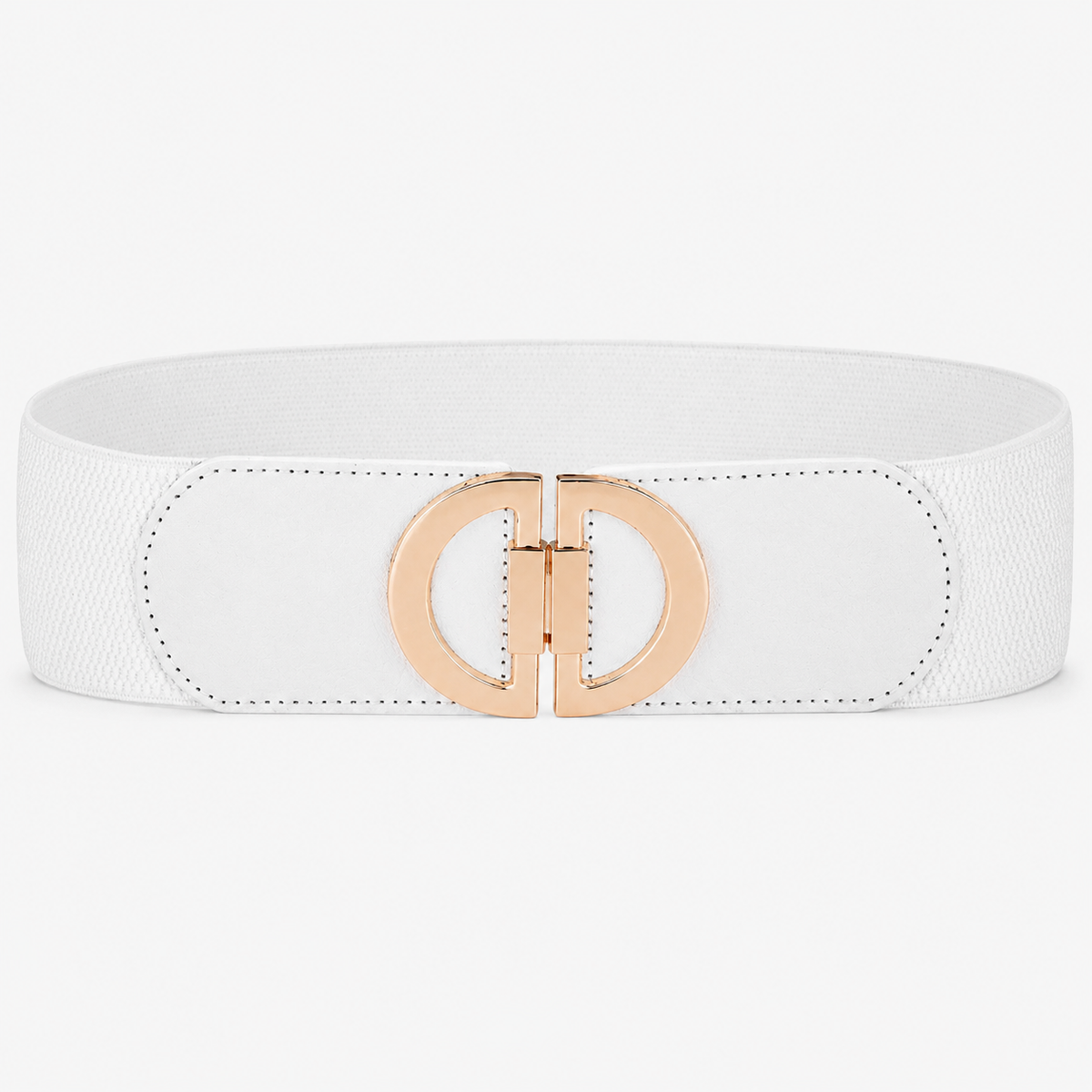 Ceintures Taille Élastique Large Blanc Univers Ceinture