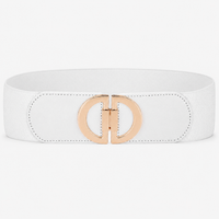 Ceintures Taille Élastique Large Blanc Univers Ceinture